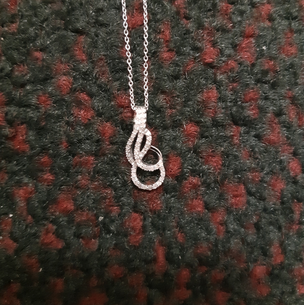 Womens diamond necklace